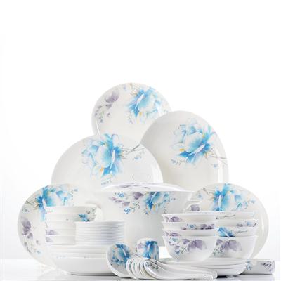 操操黄色网站48头聆听花开骨瓷礼品餐具套装